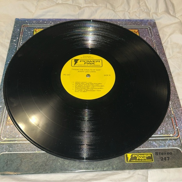 Jerry Lee Lewis LP From The Vaults Of Sun 1974 Power Pak Vinyl Record - Picture 3 of 5